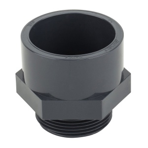Муфта ПВХ переходная d32-40 3/4" НР PN16
