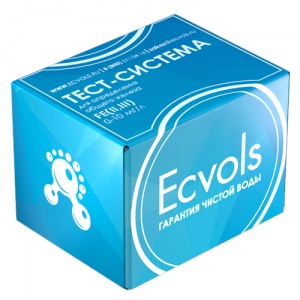 Тест-система Ecvols-Fe для определения содержания железа в воде 0-10 мг/л, 50 тестов
